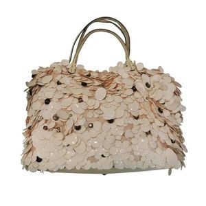 Valentino sequin and shells tote bag